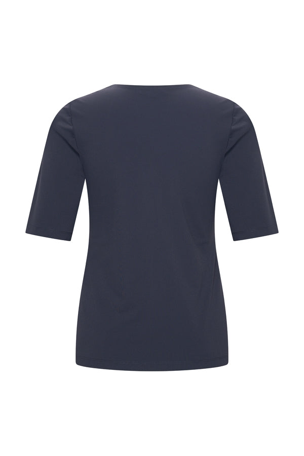 Mi Piace Top Square Neck 202609-Dark Blue