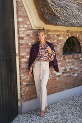 ned jacket fares bordeaux glitter