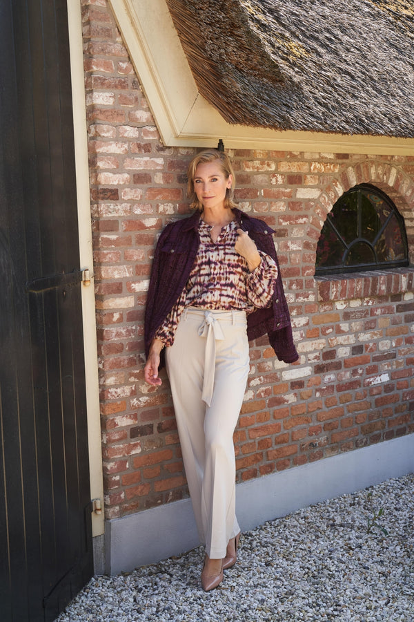 ned jacket fares bordeaux glitter