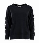 NED-Trui Leira 3/4-RMB Design Brei-Black
