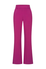 mi piace flared broek heavy 202384A magenta purple