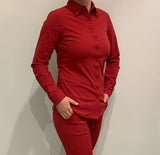 mi piace blouse winter red