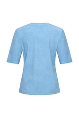 Mi Piace Travel Top 202271-Bleached Denim Print