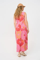 mi piace hemd jurk 202278 desert anemone print coral