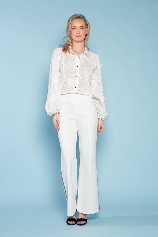 icnk amsterdam blouse job 3d cotton embroidery