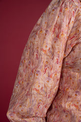 icnk blouse job hotfix warm salmon