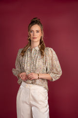 icnk blouse charel pint hotfix mint