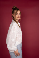 icnk blouse job flower application
