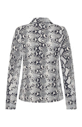 mi piace blazer snake print