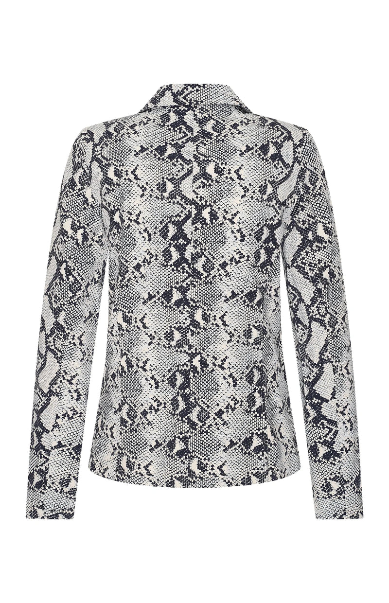 mi piace blazer snake print