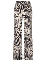 mi piace straight broek zebra print