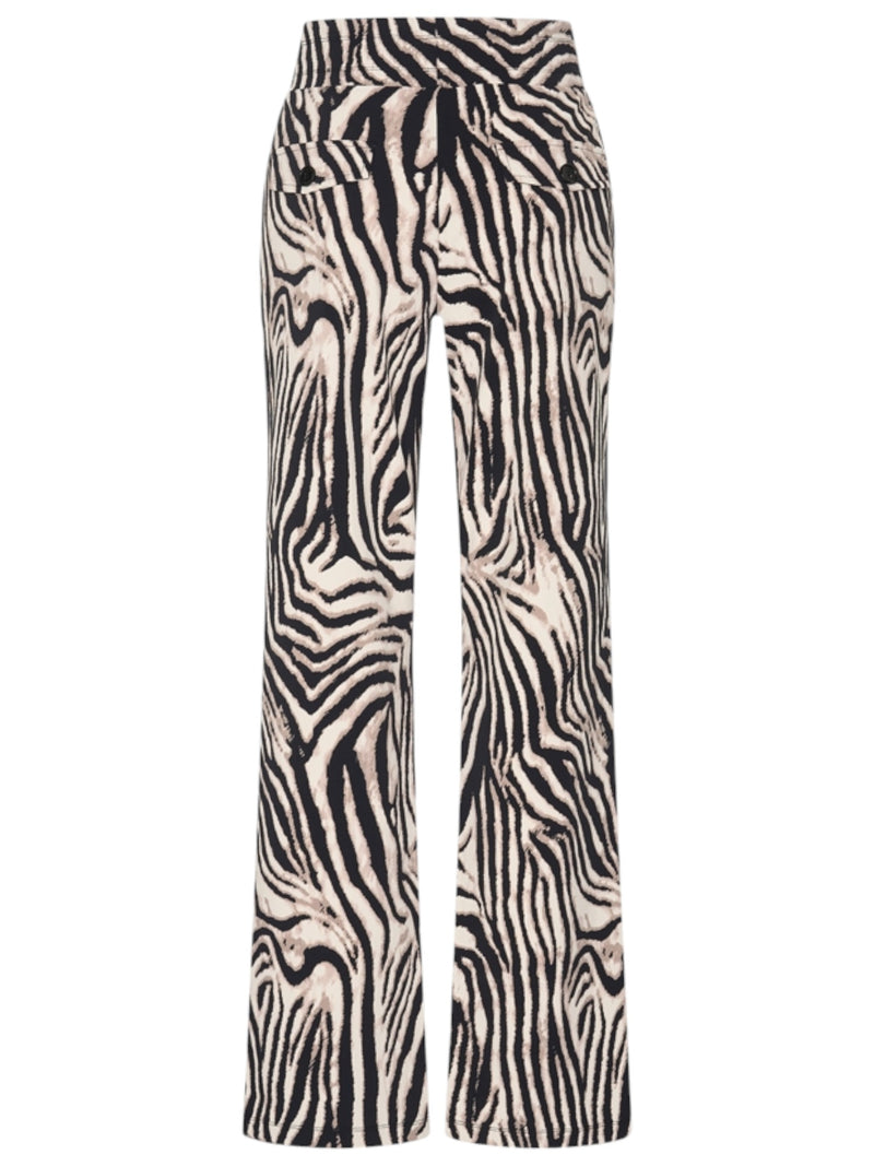 mi piace straight broek zebra print