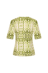 mi piace top 202271 batik print kelp forest/kit