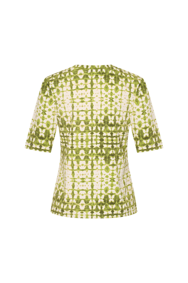 mi piace top 202271 batik print kelp forest/kit