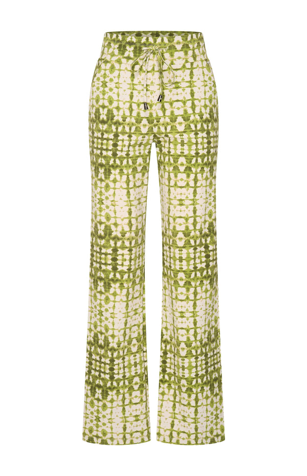 mi piace travelstof straight broek 202089 batik print kelp forest/kit