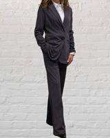 grijs/witte krijtstreep blazer mi piace