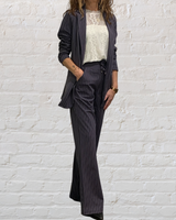 mi piace grijze krijtstreep blazer 202513
