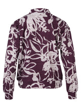 enjoy bomber jack bloemen print bordeaux