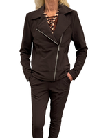 mi piace bonded biker jack 202728 espresso