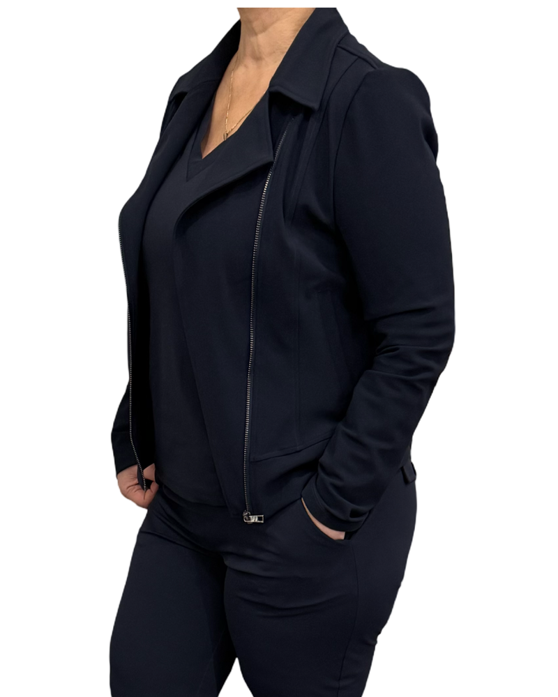 mi piace biker jack 202728 donkerblauw