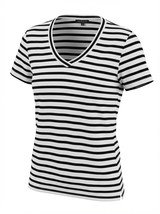 mi piace stripe print top 202080 espresso/offwhite