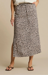 Rok Indie Linen Leopard Pebble SRB4881