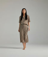 Red Button-Rok Indie Linen Leopard Pebble SRB4881