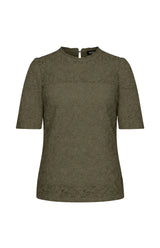 mi piace top lace short sleeves 202832 rose