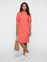 Mi Piace-Travel Jurk Polo 202605-Coral