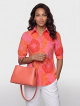 mi piace travel blouse 202270 desert anemone print coral