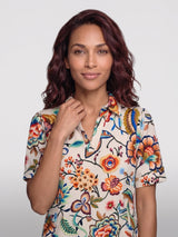 mi piace jurk polo klaar 202605 embroided bloom print 