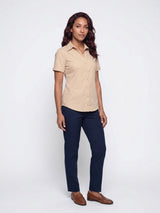 mi piace blouse 202031 korte mouwen sand