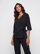 lady day travel top lora zwart