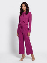 mi piace blouse met strik 202709 magenta purple
