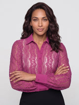 mi piace blouse kant 202352 magenta purple