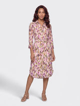 mi piace travel jurk 202092 argyles print multicolor