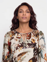 K-Design-Top Met Botanische Print D206-P171