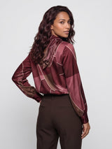 Top Sjaaltje Met Print D307-P165