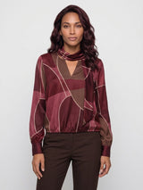 Top Sjaaltje Met Print D307-P165