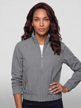 Mi Piace-Funnel Jacket Oversized 202868A-Winter Grey