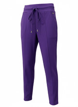 Mi Piace-Dikke Kwaliteit Travelstof Broek 202134-Winter Purple