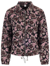 NED-Jacket Dirkje LS Bordeaux Flower Jacquard