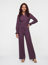 Mi Piace-Travel Blouse 202108-Plum Perfect