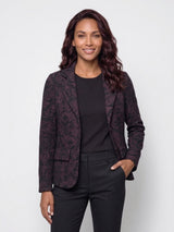 Mi Piace-Colbert 202015A-Brique Baroque Print-Plum Perfect