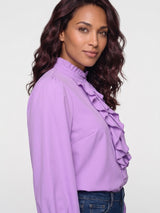 Mi Piace-Travel Blouse Ruffle 202930-Hyacinth