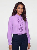 Mi Piace-Travel Blouse Ruffle 202930-Hyacinth
