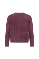 Mi Piace-Hairy Vest 202925-Plum Perfect