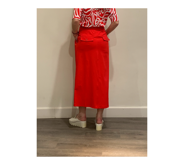 mi piace halflange rok met split