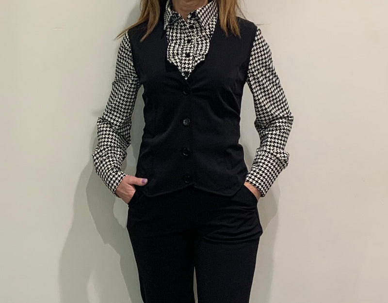 mi piace travelstof gilet 202294 black
