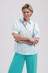 lady day blouse kimmy baby blue